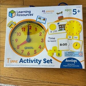 Learning Resources Time Activity Set - NEW